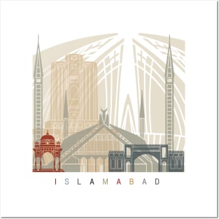 Islamabad skyline poster Posters and Art